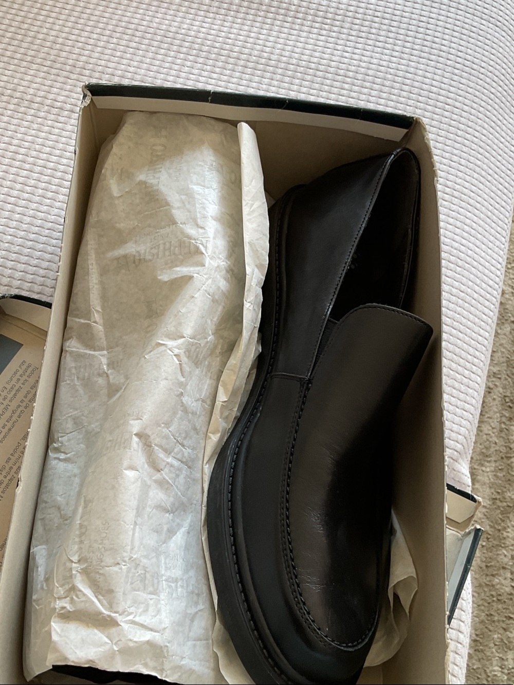 Mephisto Black Leather Slip-On Loafer — Classic Dress Loafer - Picture 5 of 5